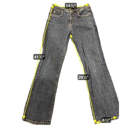 Gloria Vanderbilt Jeans Women 10 Dark Wash Boot Cut "The Perfect Fit" - Picture 3 of 16